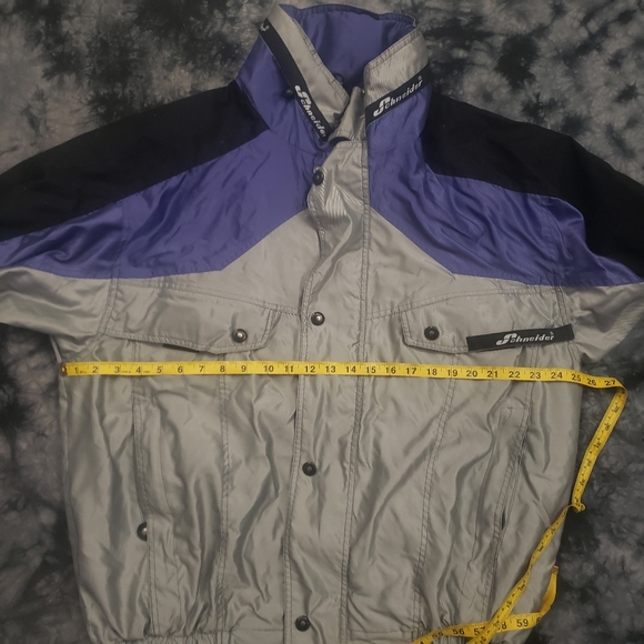 Vintage Schneider Silver Colorblock Ski Jacket - Picture 9 of 9